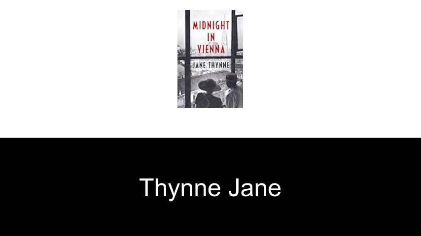 livres de Thynne Jane