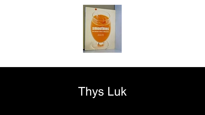 livres de Thys Luk