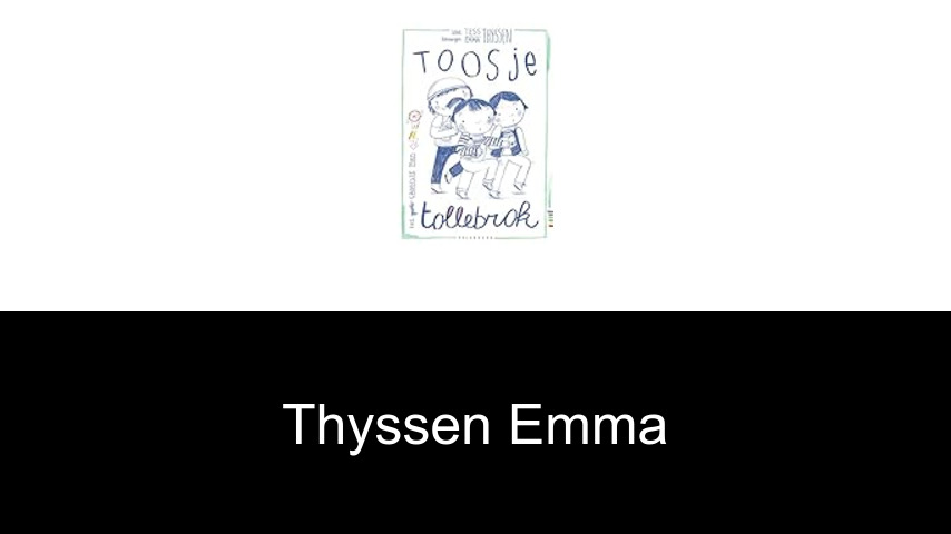 livres de Thyssen Emma