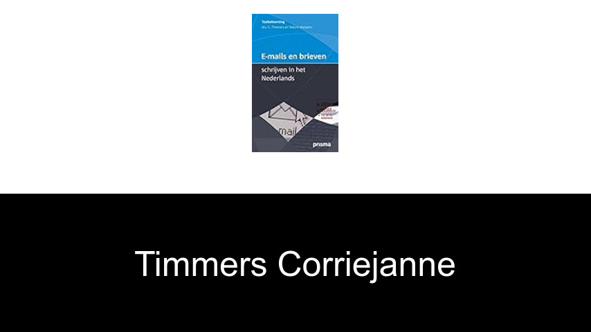 livres de Timmers Corriejanne