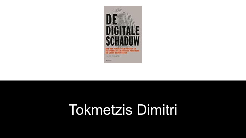 livres de Tokmetzis Dimitri