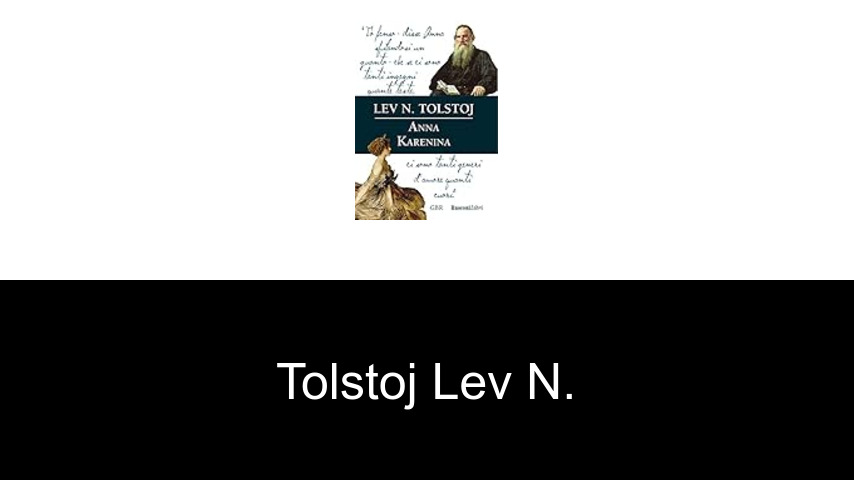 livres de Tolstoj Lev N.