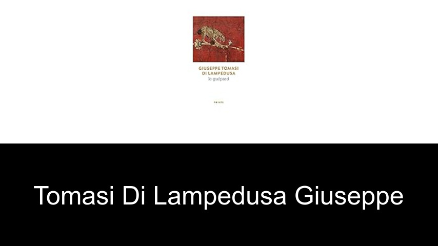 livres de Tomasi di Lampedusa Giuseppe