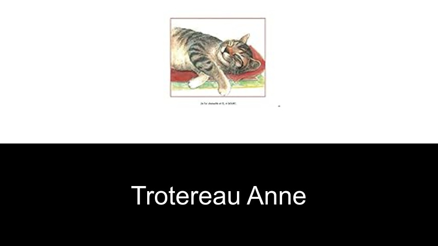 livres de Trotereau Anne