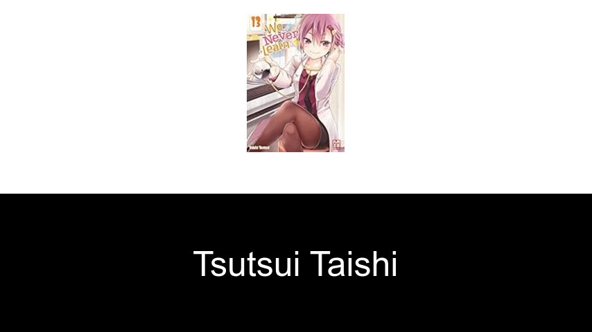 livres de TSUTSUI Taishi