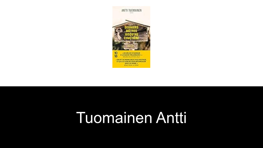 livres de Tuomainen Antti
