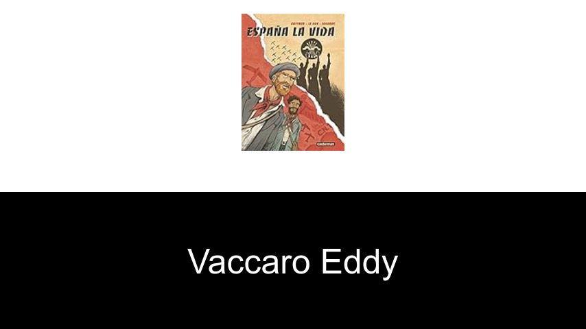 livres de Vaccaro Eddy