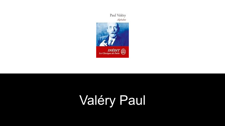 livres de Valéry Paul