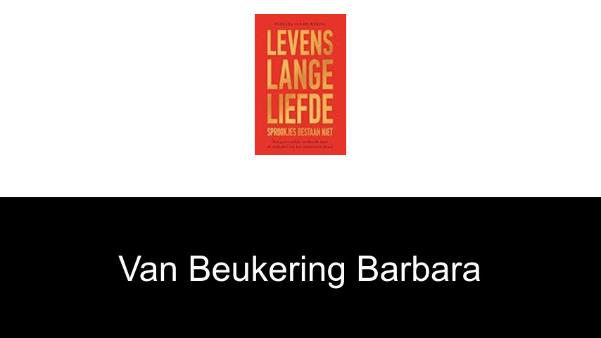 livres de van Beukering Barbara