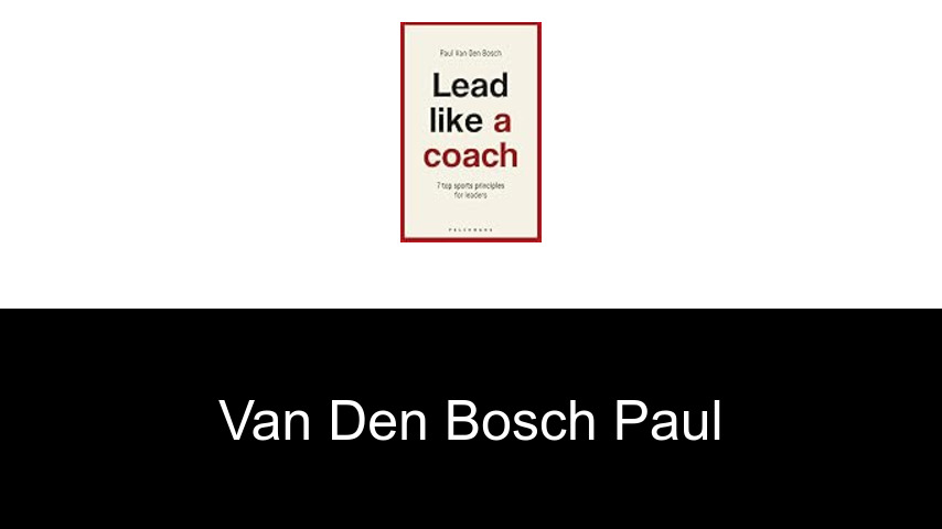 livres de Van den Bosch Paul