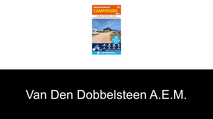 livres de van den Dobbelsteen A.E.M.