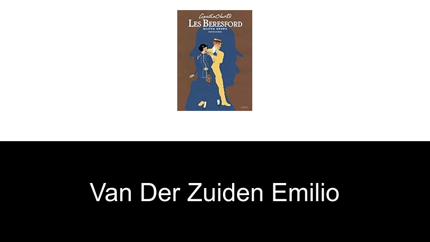 livres de Van der Zuiden Emilio