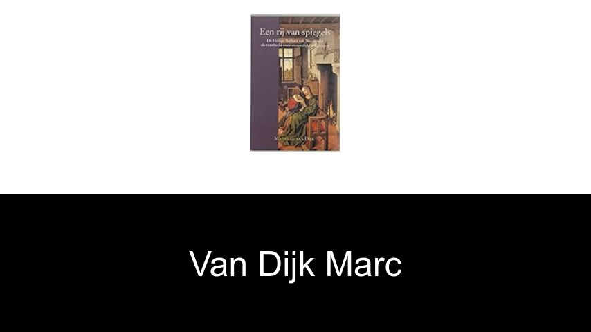 livres de Van Dijk Marc
