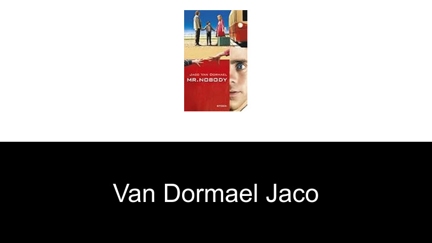 livres de Van Dormael Jaco