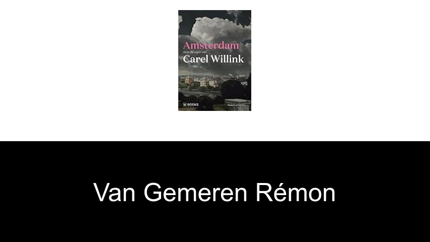 livres de Van Gemeren Rémon