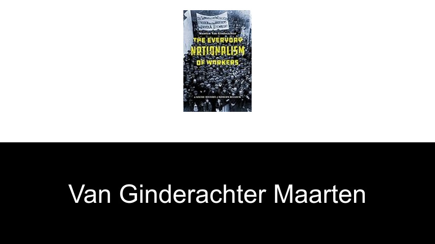 livres de Van Ginderachter Maarten