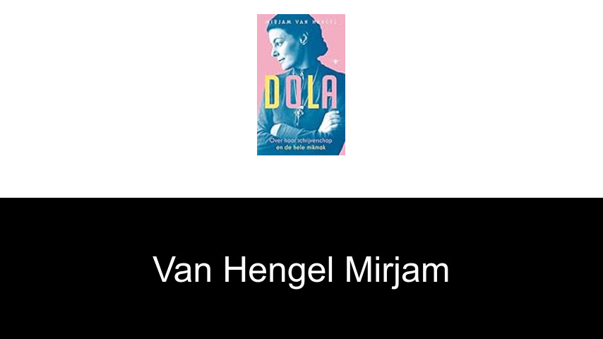 livres de van Hengel Mirjam