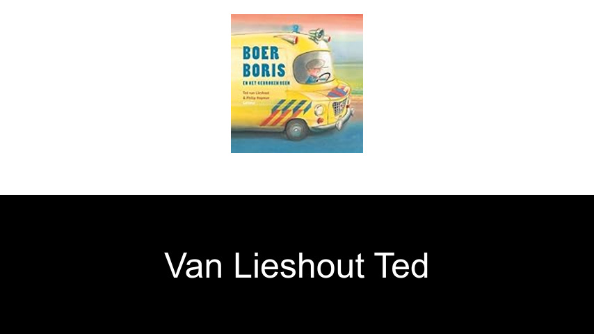 livres de van Lieshout Ted