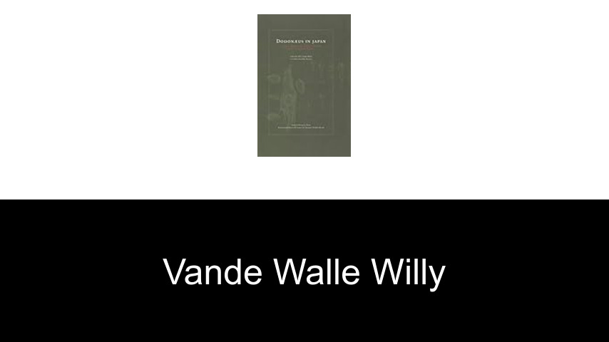 livres de Vande Walle Willy