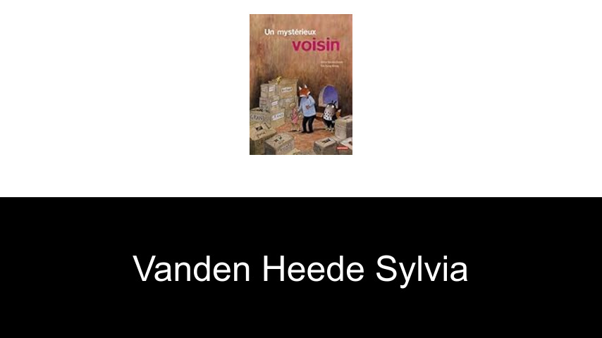 livres de Vanden Heede Sylvia