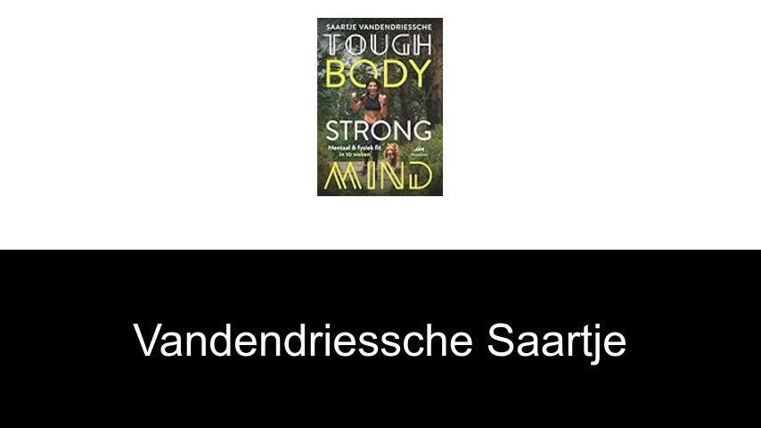 livres de Vandendriessche Saartje