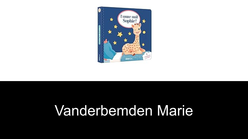 livres de Vanderbemden Marie