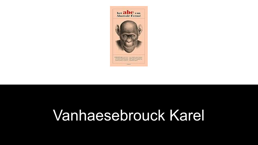 livres de Vanhaesebrouck Karel