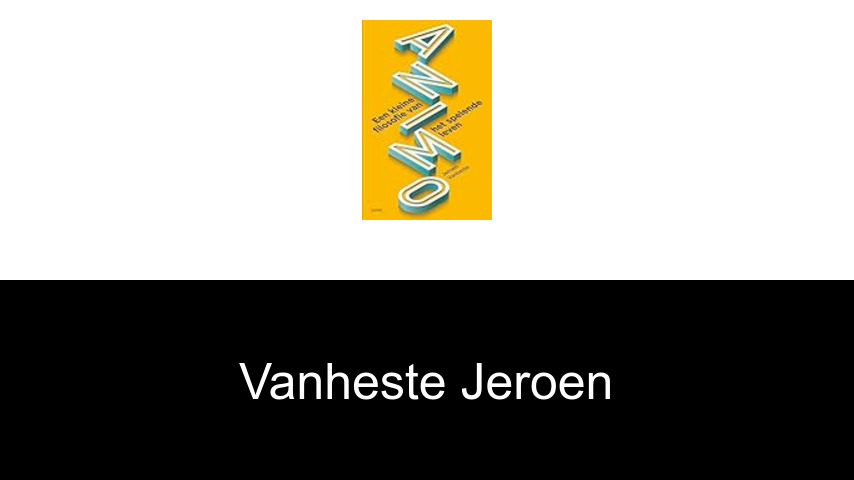livres de Vanheste Jeroen