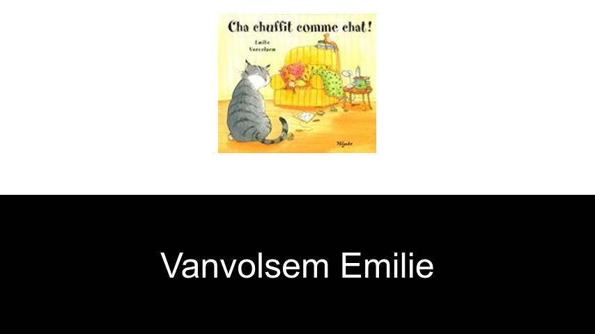 livres de Vanvolsem Emilie
