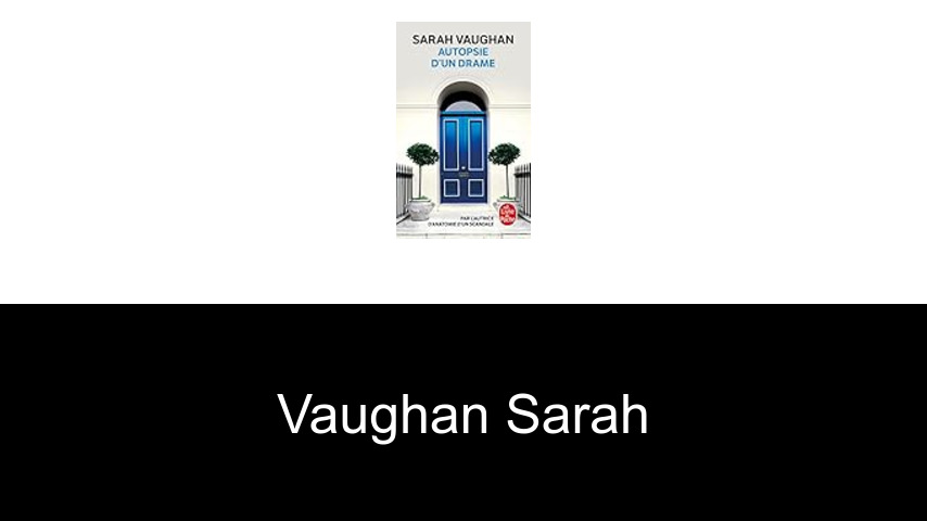 livres de Vaughan Sarah