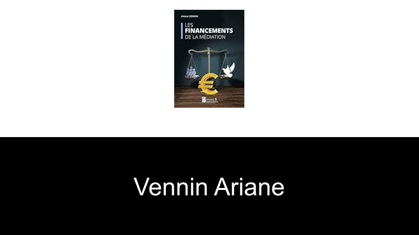 livres de Vennin Ariane