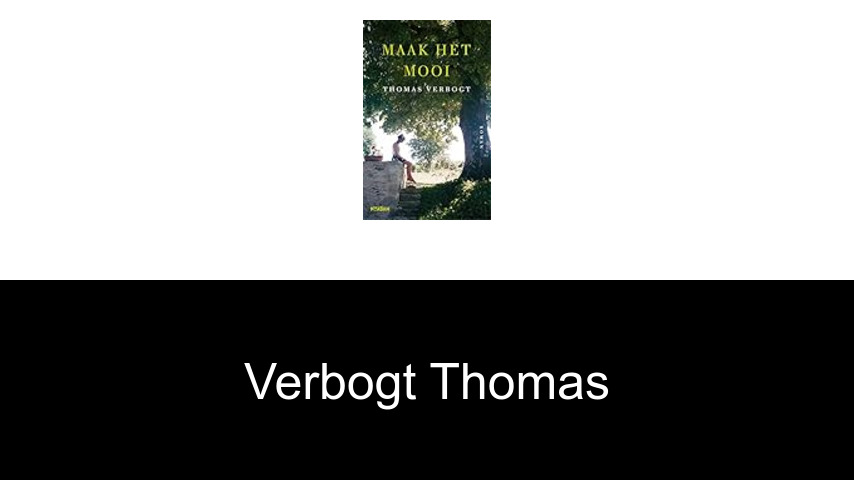 livres de Verbogt Thomas