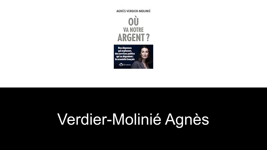 livres de Verdier-Molinié Agnès