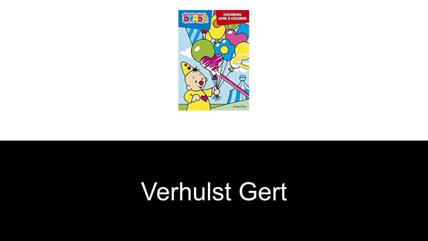 livres de Verhulst Gert