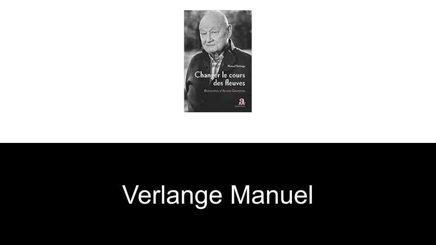 livres de Verlange Manuel