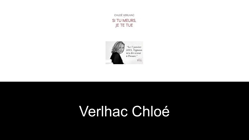 livres de Verlhac Chloé