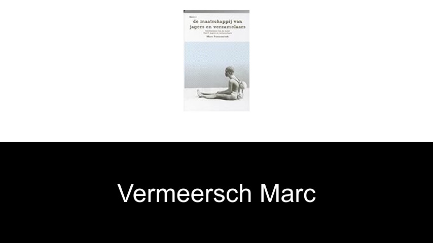 livres de Vermeersch Marc