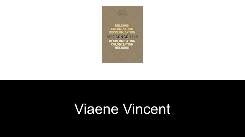 livres de Viaene Vincent