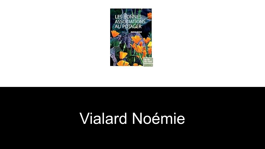 livres de Vialard Noémie