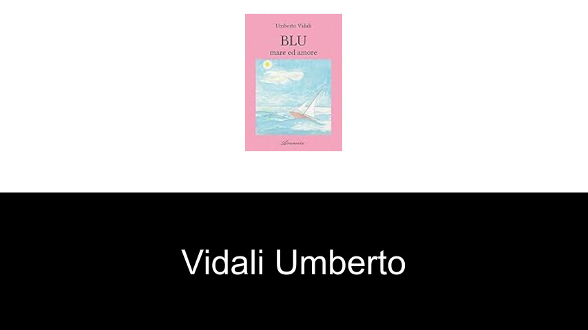 livres de Vidali Umberto