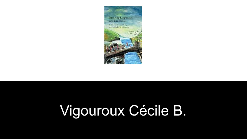 livres de Vigouroux Cécile B.