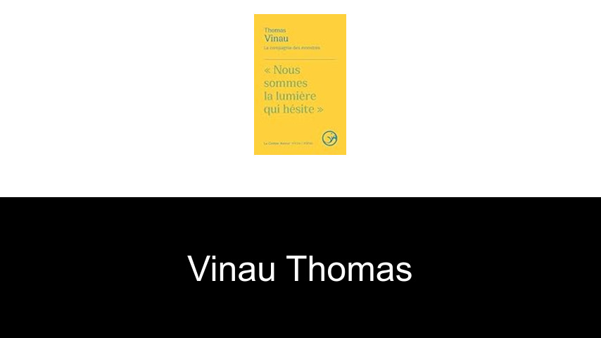 livres de Vinau Thomas