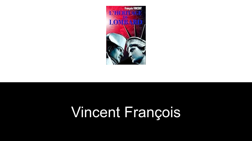 livres de Vincent François