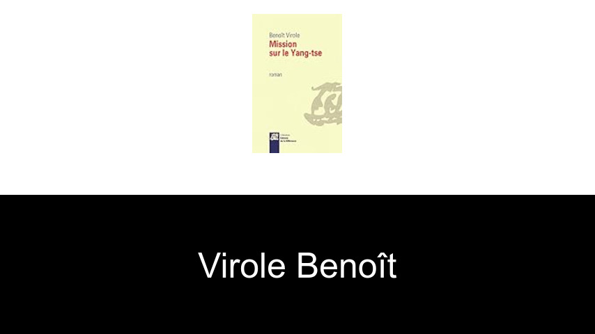 livres de Virole Benoît