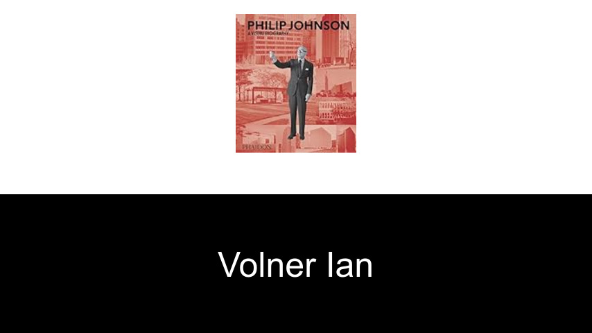 livres de Volner Ian