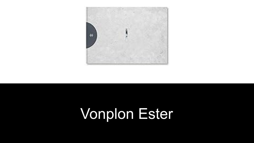 livres de Vonplon Ester