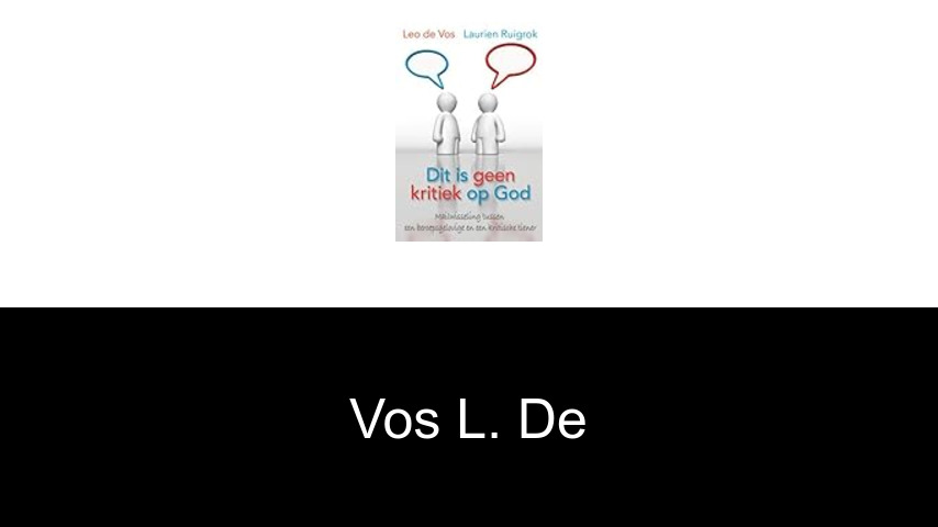 livres de Vos L. de