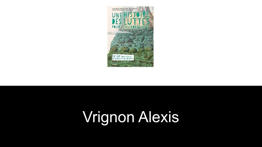 livres de Vrignon Alexis