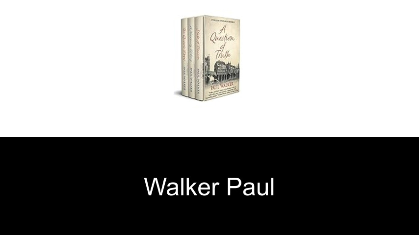 livres de Walker Paul