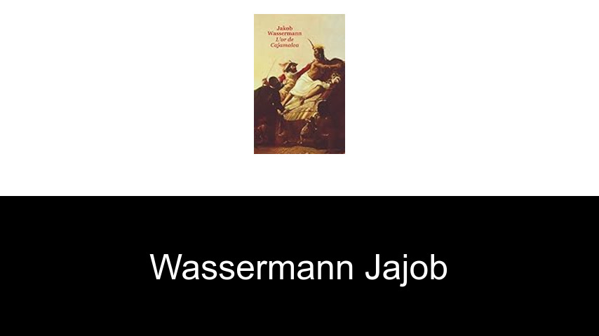 livres de Wassermann Jajob